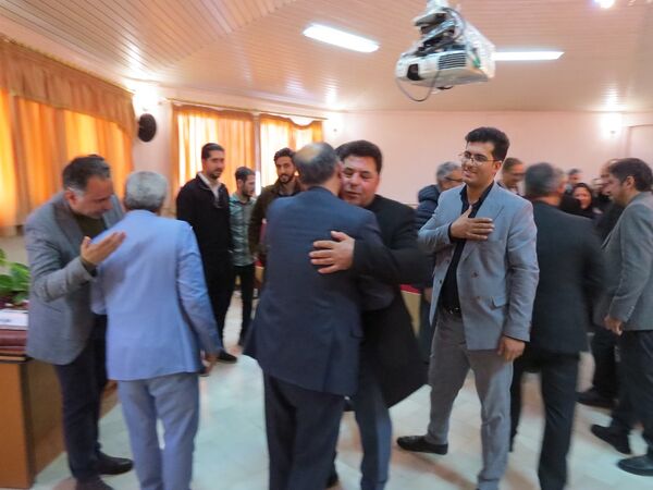 مراسم بازنشستگی مجید رحیمی زاده در دانشگاه آزاد بجنورد
