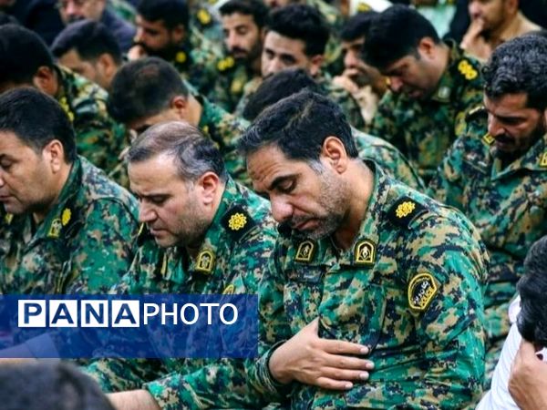 تشییع پیکر مطهر شهید مرزبان سجاد صیامی 