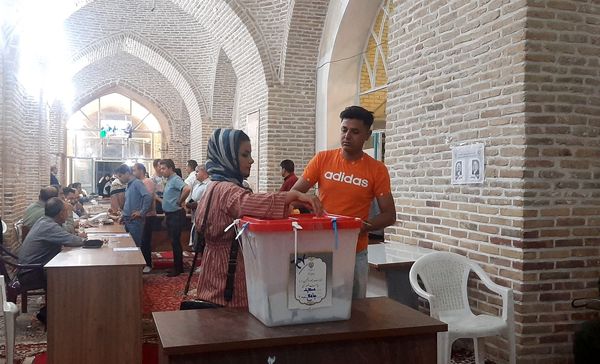 دقایق پایانی انتخابات ریاست‌جمهوری در شهرستان نیشابور 