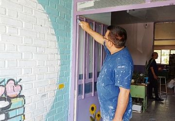 مدیران جهادی شهریار در مدارس روستایی کم‌برخوردار