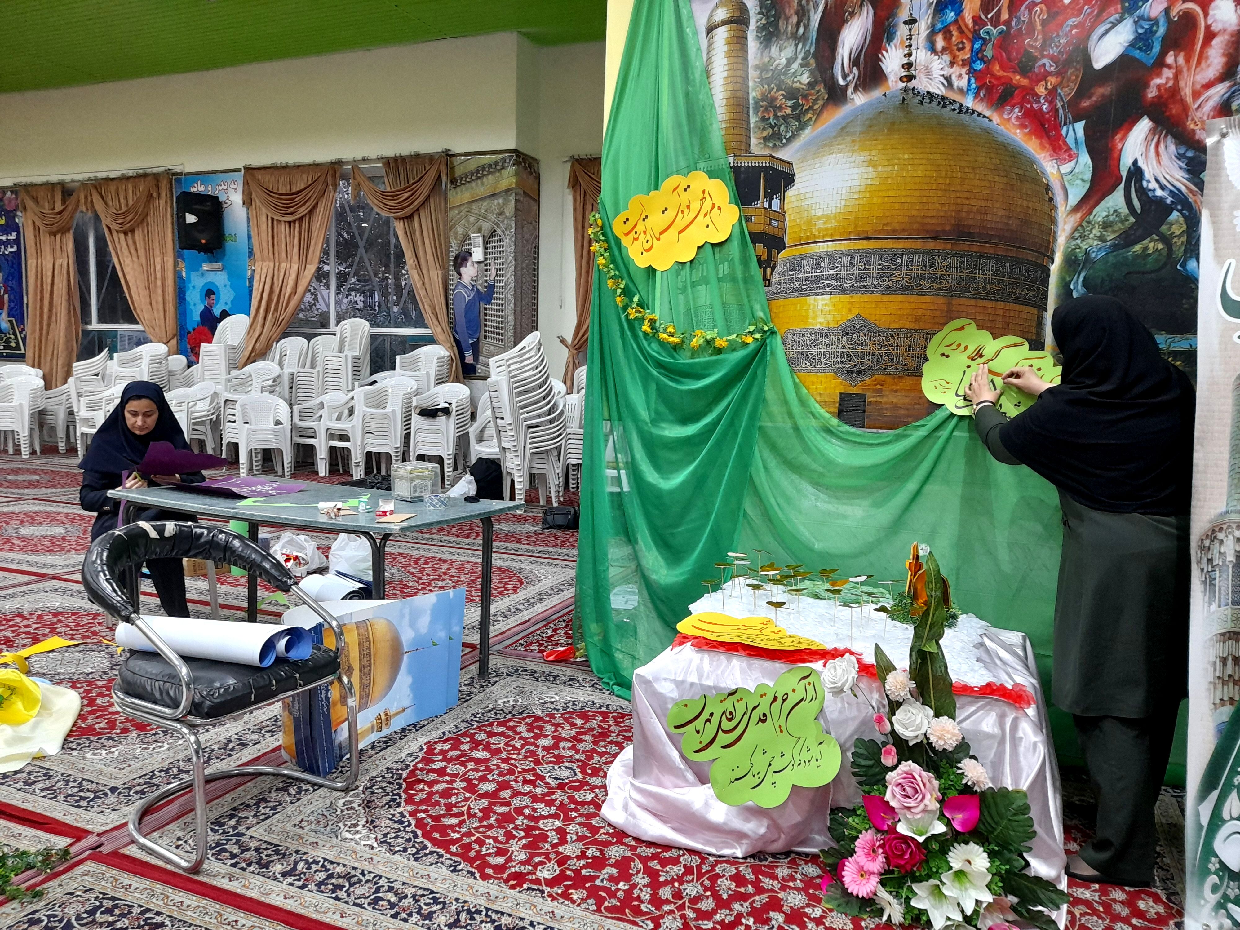 آماده‌سازی اردوگاه ثامن الحجج(ع) مشهد مقدس برای برگزاری اردوی ملی  زیارتی کبوترانه تا قدس