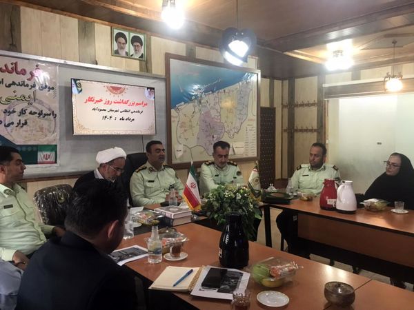 آیین تجلیل از خبرنگاران محمودآباد به مناسبت روز خبرنگار