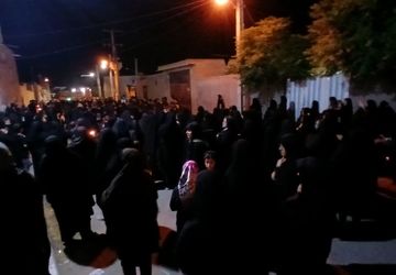 مراسم شام غریبان در دهستان رزق