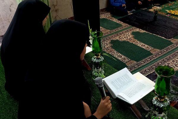مراسم شهادت حضرت فاطمه زهرا(س) در دبیرستان حکمت بهارستان‌2