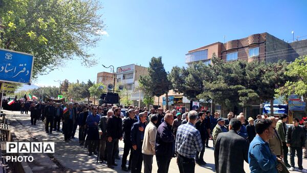 برگزاری مراسم عزاداری رهبر شهید در شهر آشخانه