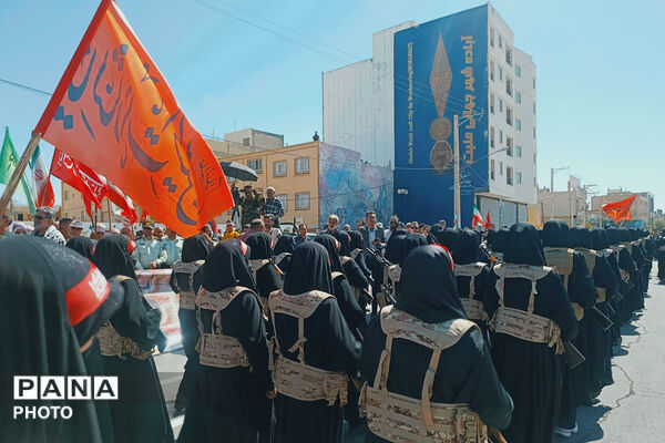 اجتماع بزرگ جان‌فدایان در خیابان ۱۷ شهریور آباده