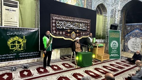 مردم کرج برای شهادت امام صادق (ع) یکپارچه سیاه پوش شدند