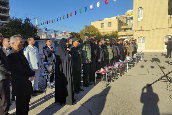 آیین نواختن زنگ انقلاب در مدارس فارس 