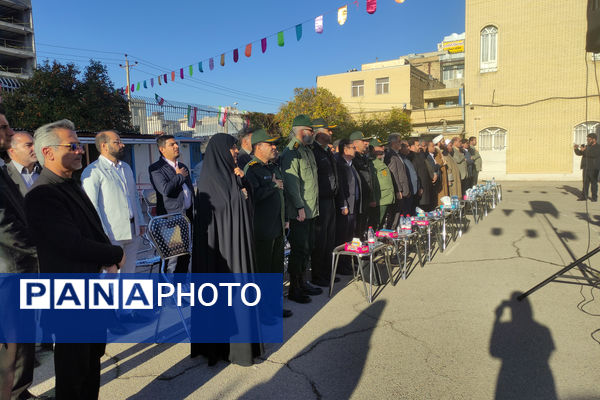 آیین نواختن زنگ انقلاب در مدارس فارس 
