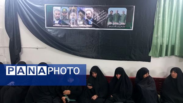 مراسم بزرگداشت شهید جمهور و هیات همراه در پایگاه بسیج زهرای اطهر مشهد