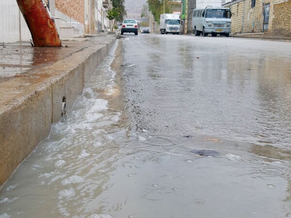 لردگان زیر باران، طراوت زمستانی در دل کوهستان