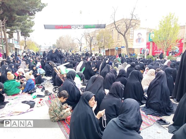 اقامه نماز عبادی سیاسی جمعه در روز قدس نیشابور 