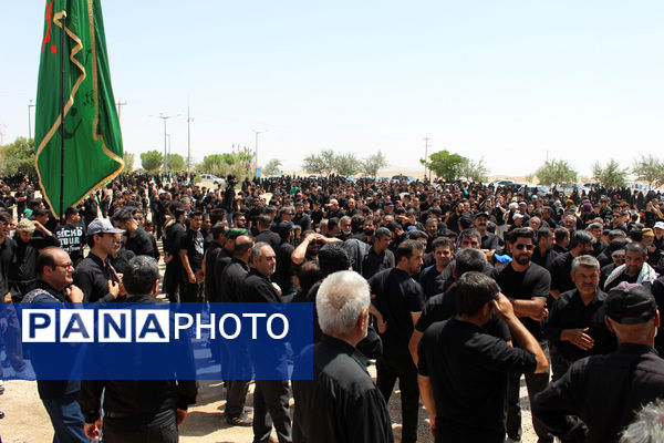 عزاداری تاسوعای حسینی در شهر درق 