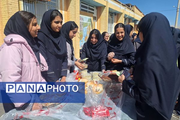برگزاری بازارچه  کسب و کار دانش‌آموزی در آموزشگاه پویش ناحیه ۳شیراز 