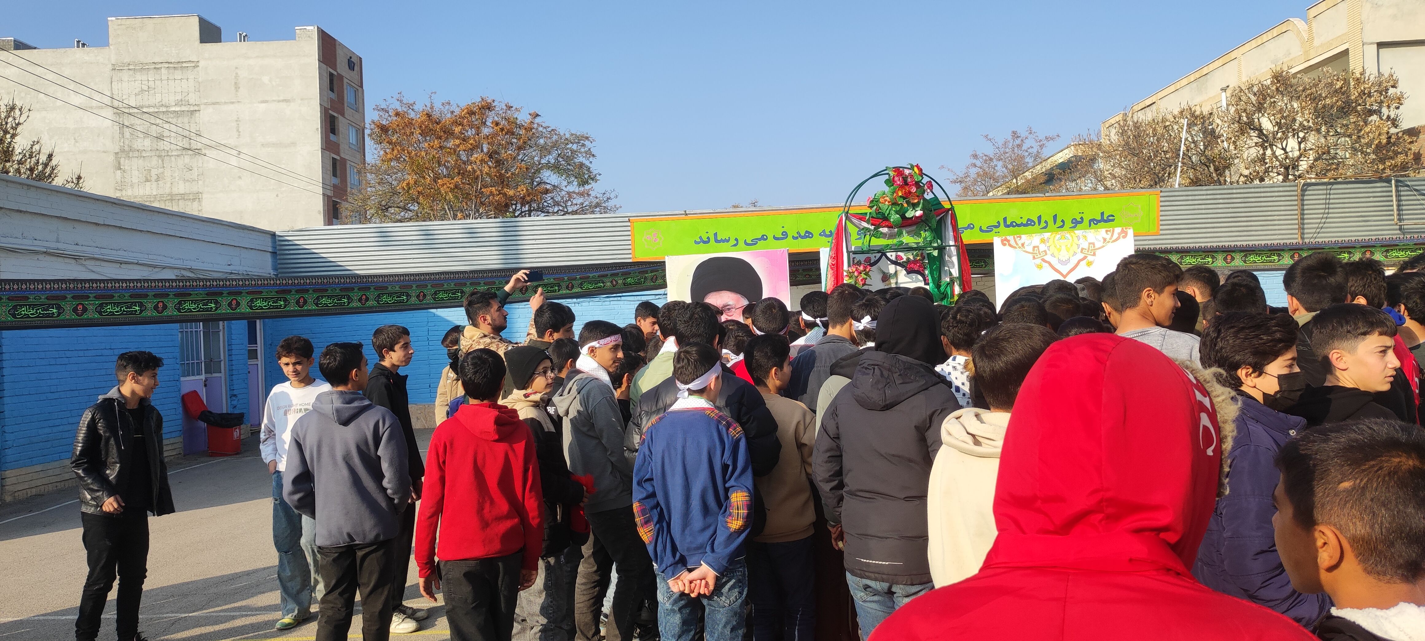 مدرسه فرزانگان شهرستان شیروان، میزبان شهدای گمنام