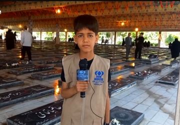 حضور مردم در مراسم یادبود سید الشهدای خدمت