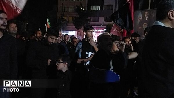 شب تاسوعا در بلوار فضل نیشابور 
