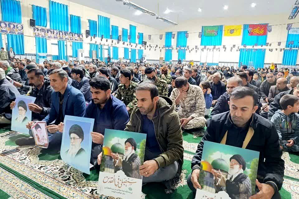 مراسم سوگواری شهادت رهبر معظم انقلاب اسلامی آیت الله امام خامنه‌ای (ره) در دیشموک