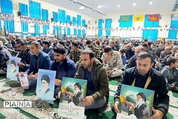 مراسم سوگواری شهادت رهبر معظم انقلاب اسلامی آیت الله امام خامنه‌ای (ره) در دیشموک