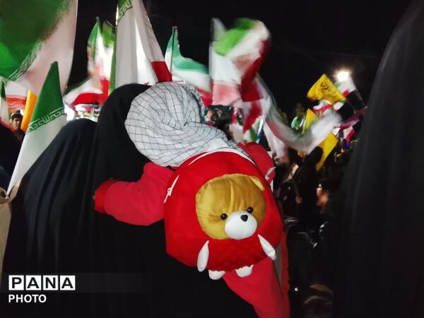 چهلمین شب شهادت دانش آموزان مدرسه شجره طیبه میناب