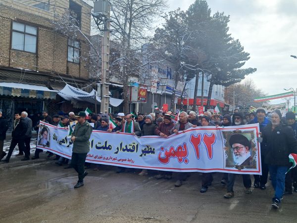 راهپیمایی ۲۲ بهمن در آشخانه