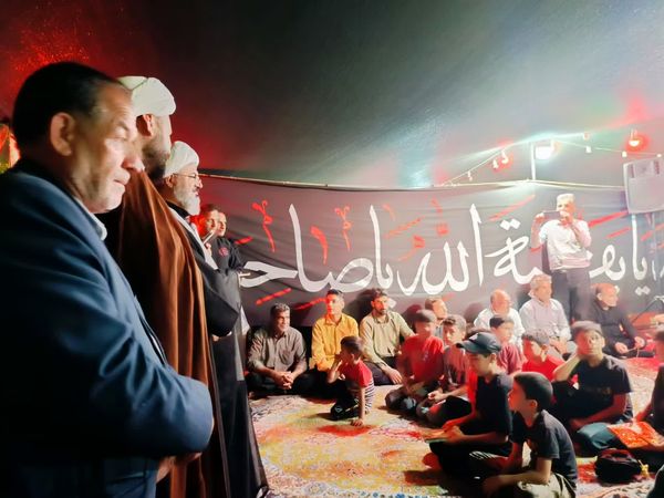 موکب علی اصغری فدافن میزبان امام جمعه کاشمر 