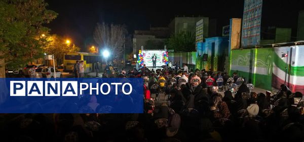 جشن خیابانی ولادت امام حسین (ع) در شهرستان ورامین