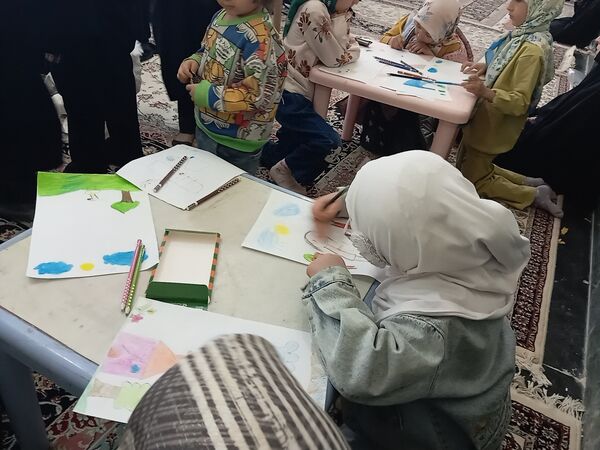 برپایی غرفه کودک در نماز جمعه 