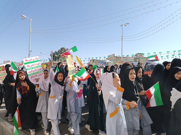 راهپیمایی 13 آبان در سربیشه 