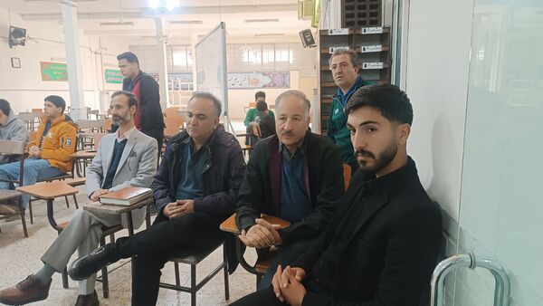مراسم استقبال از شهید گمنام در دبیرستان شاهد ابوذر غفاری نیشابور 