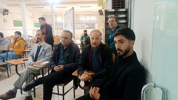 مراسم استقبال از شهید گمنام در دبیرستان شاهد ابوذر غفاری نیشابور 