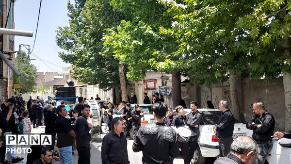 مراسم عزاداری تاسوعای حسینی در مسجد امام جعفر صادق(ع) نظرآباد