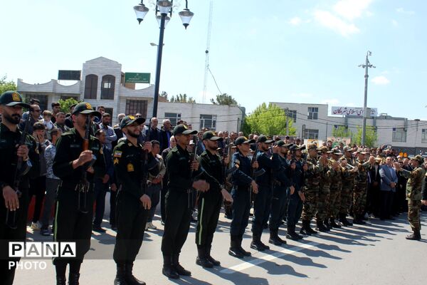 تشییع شهید وطن «مبین مولایی»