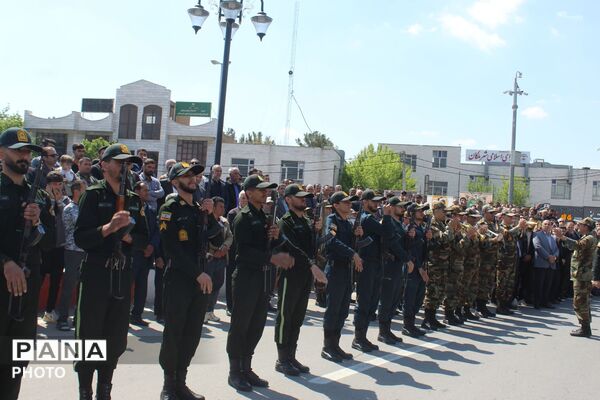تشییع شهید وطن «مبین مولایی»