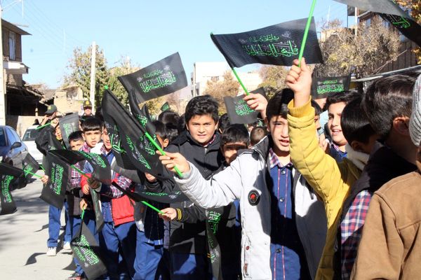 دسته عزاداری نوگلان فاطمی در شهرستان بن 