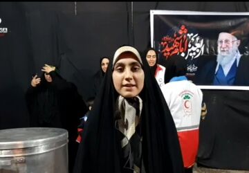 حضور پرشور مردم گالیکش در شب سی‌وهشتم