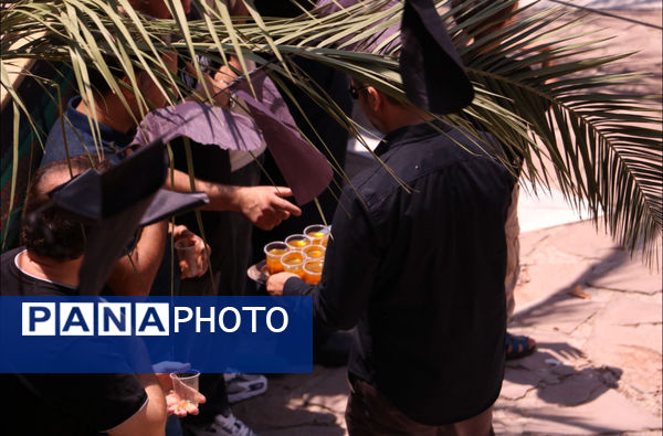 مراسم تاسوعای حسینی در روستای زیارت