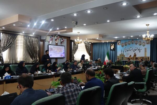 نشست خبری فرمانده سپاه الغدیر یزد