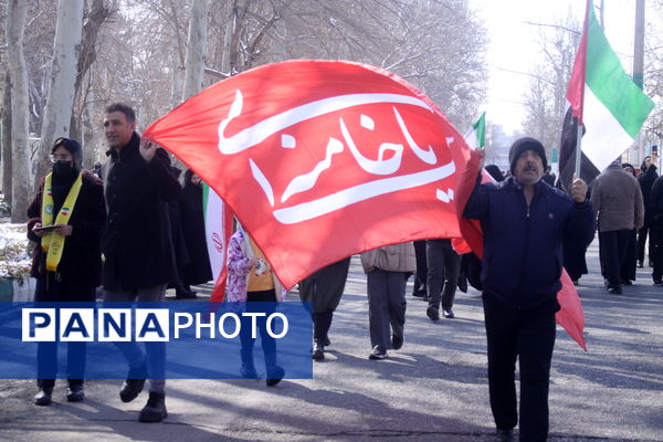راهپیمایی ۲۲ بهمن در شهرستان نظرآباد 
