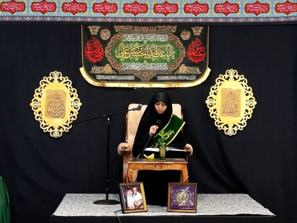مراسم سوگواری هیات دخترانه بنت الهدی کاشان