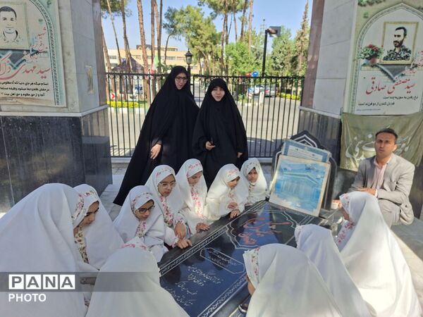 طنین اندازی سرود دختران میقات در مقتل شهید آرمان علی وردی