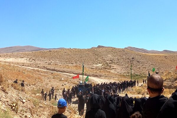 مراسم گرامیداشت تاسوعای حسینی در روستای گزکوه 