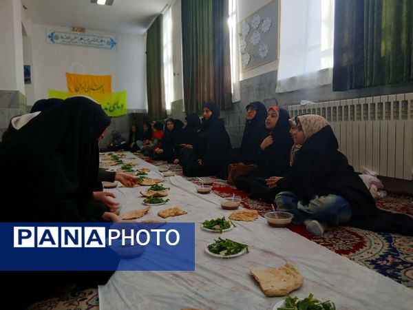 دعای ندبه در مدرسه حضرت زهرا (س) نیر