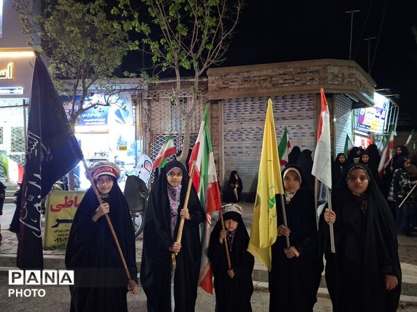 بیست و نهمین شب از اتحاد مقدس مردم کاشمر در کف خیابان 