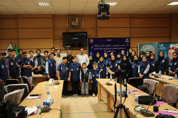 حضور مدیر عامل خبرگزاری پانا در جمع دانش آموز خبرنگاران خراسان شمالی