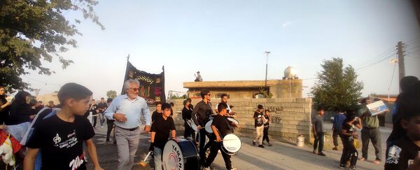 مراسم عزاداری امام حسین‌‌(ع) در روستای باغات
