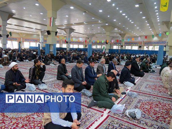 آیین یادبود شهیدان خدمت در مصلای امام خمینی(ره)  شهرستان بجنورد