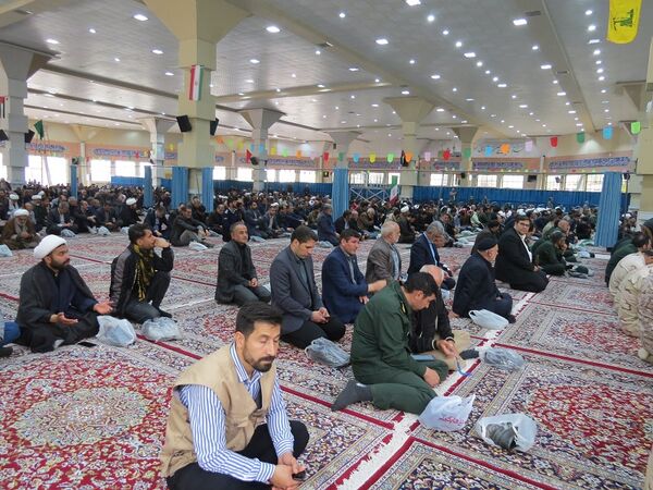 آیین یادبود شهیدان خدمت در مصلای امام خمینی(ره)  شهرستان بجنورد