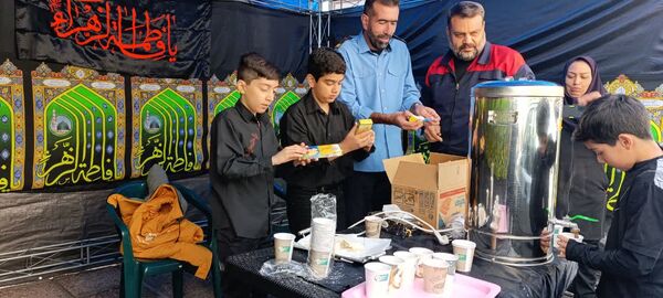 برپایی موکب دهه فاطمیه در اداره‌کل آموزش و پرورش استان فارس