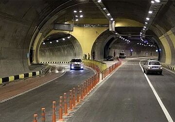 انسداد هر دو مسیر تونل نیایش تهران طی امشب